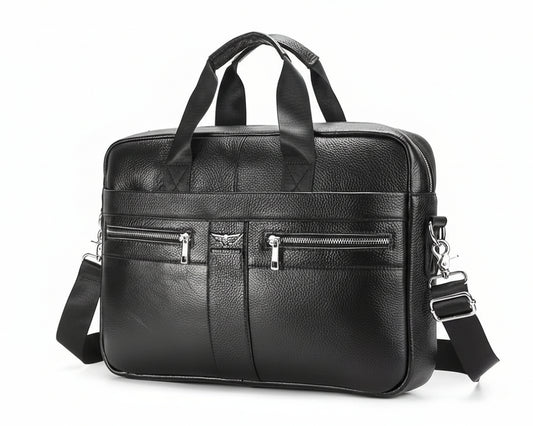 PUMACONCOLOR Men’s Genuine Leather Laptop Bag
