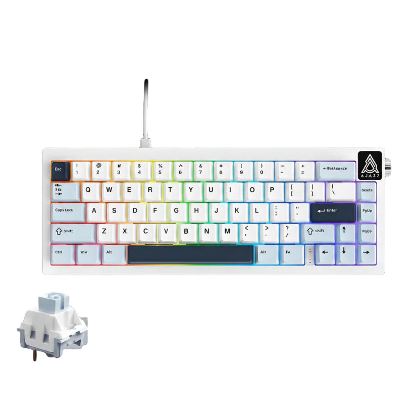 AJAZZ AK650 Kabelgebundene 68-Tasten-Kompakttastatur