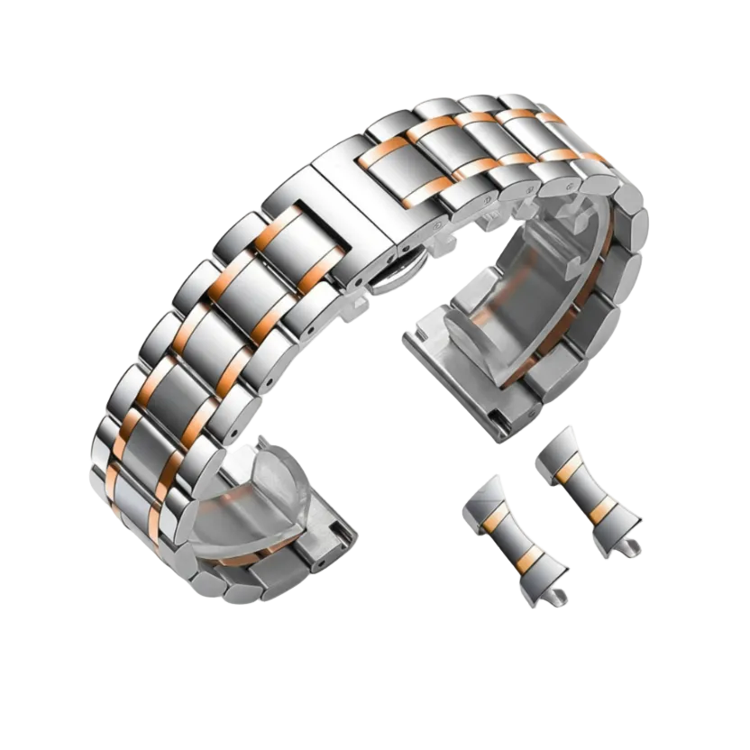 HQ-STRAP Schmetterlingsschnalle Edelstahlarmband