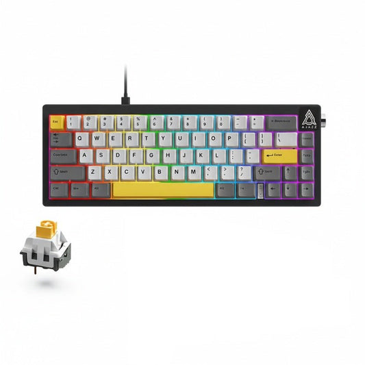 AJAZZ AK650 Wired 68 - Key Compact Keyboard - ★Mobile Technology Business Shop★ - audiodevices - datacarriers - flashdrive -