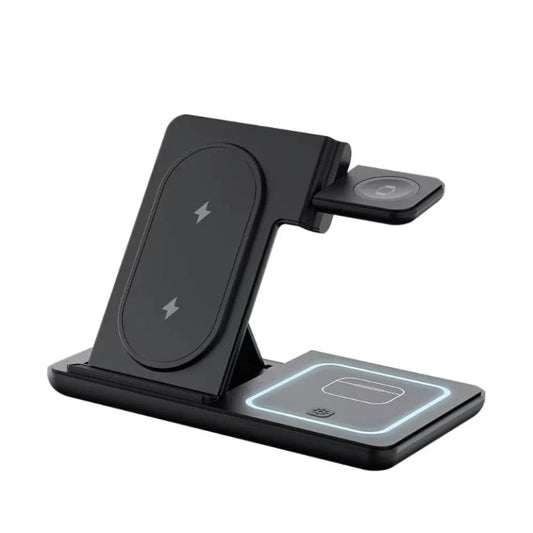XIKCU 100W 3 in 1 LED Foldable Wireless Charger Stand - #audiodevices - #datacarriers - #flashdrive -