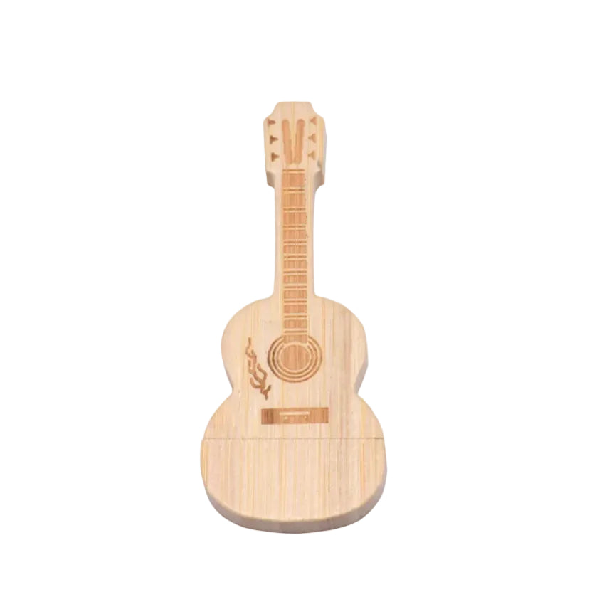 JASTER USB-Stick in Gitarrenform aus Holz