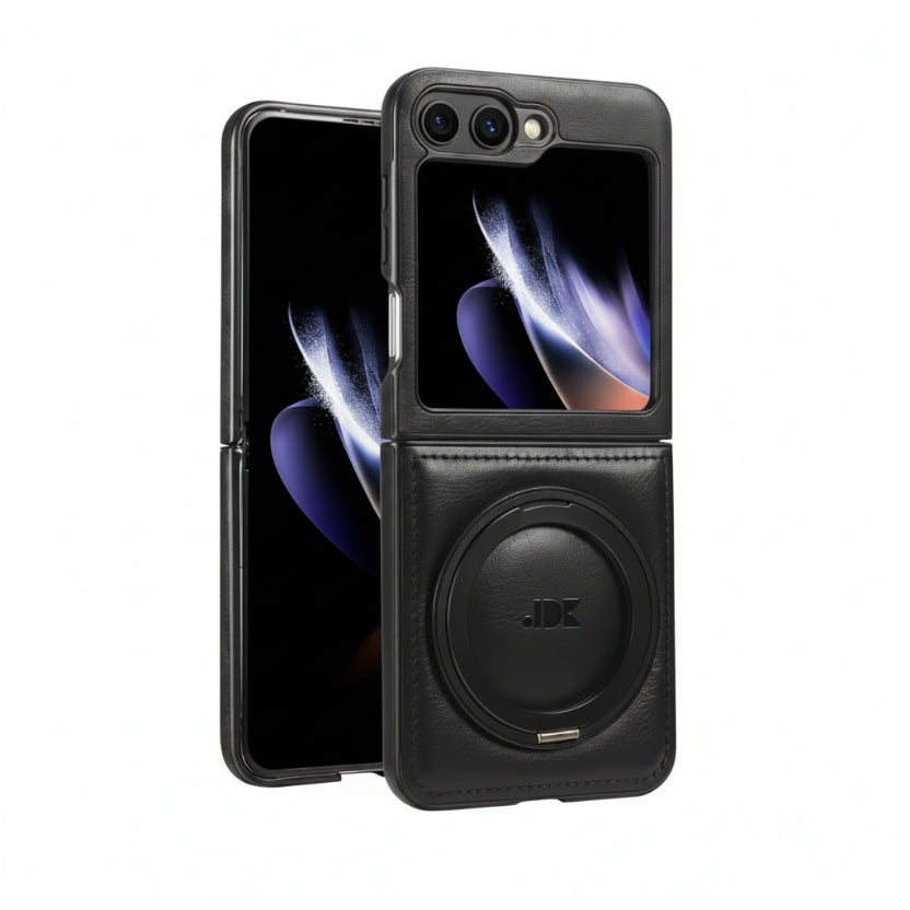 Drehbarer Halterung Leder Stoßfeste Handyhülle