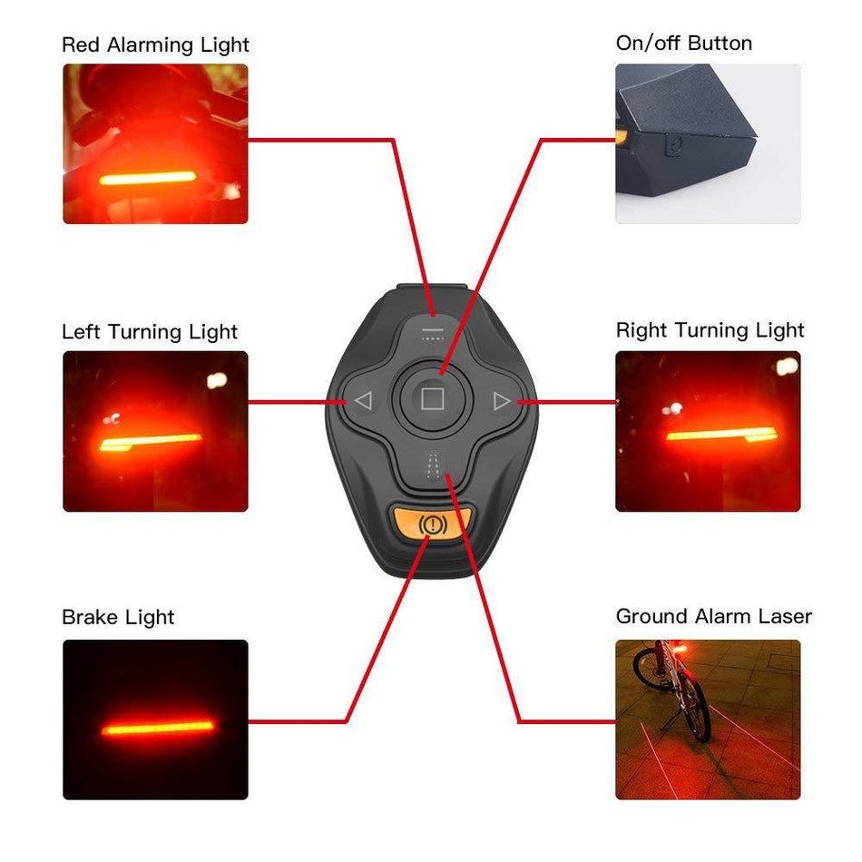 WEST BIKING Smart Bike Tail Light