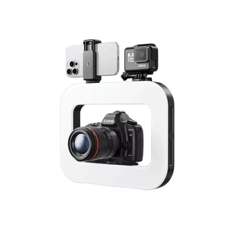 Three-Color Dimming Selfie Lamp with Bluetooth