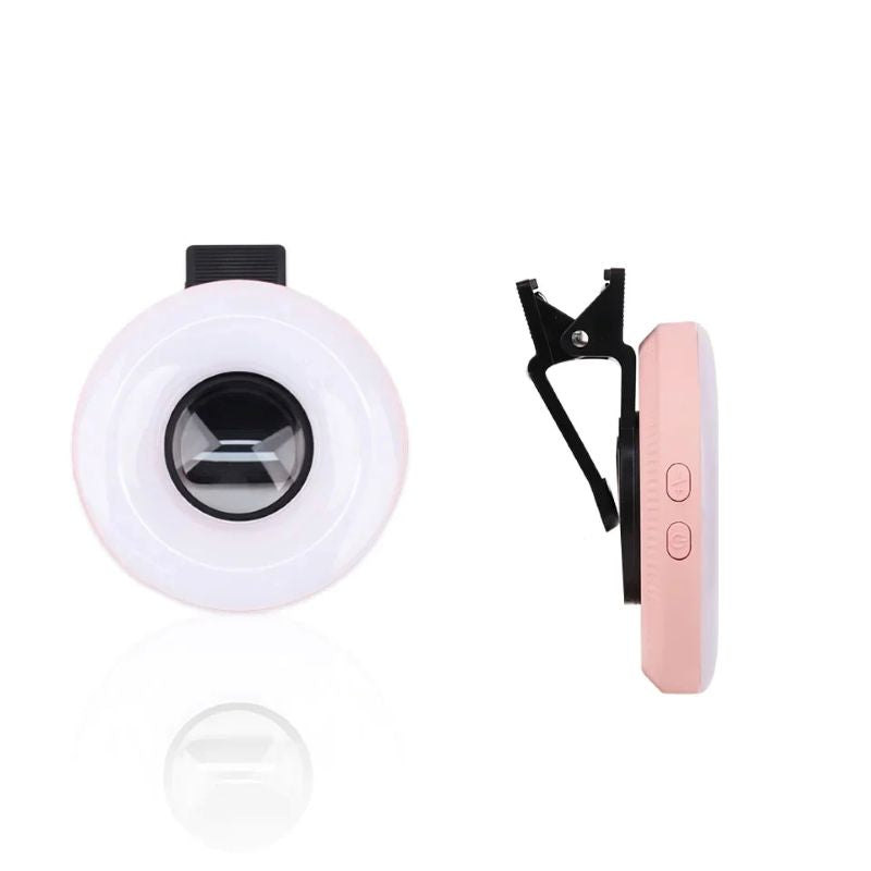HD Macro Lens Smartphone Selfie Lamp