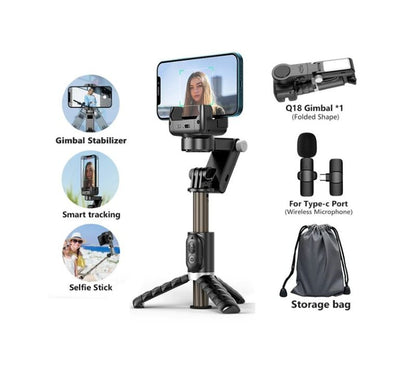 Q18 Mode Gimbal Stabilizer Selfie Stick