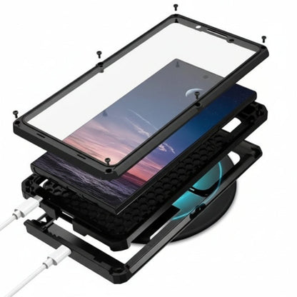 Coque de téléphone en métal aluminium anti-chute inclusive