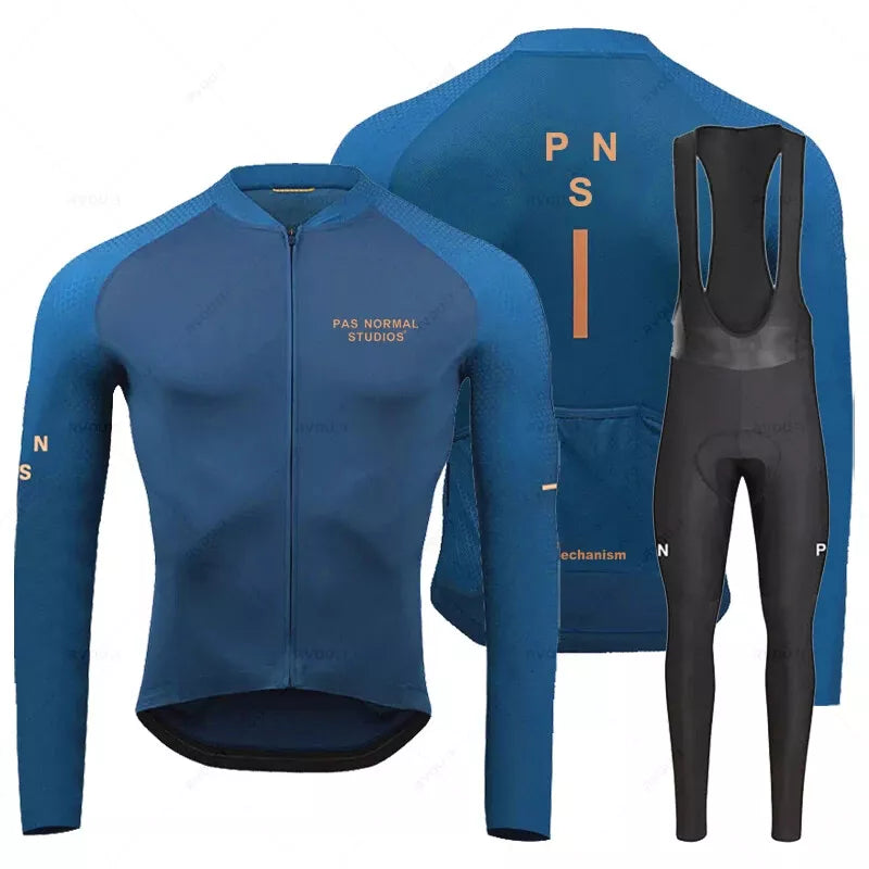 PRO Team Long Sleeve Cycling Jerseys Set
