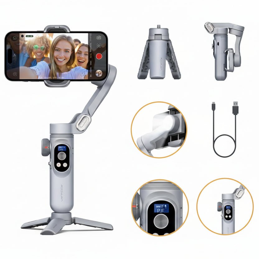 AOCHUAN Smart XPro Smartphone Gimbal with Tripod - #audiodevices - #datacarriers - #flashdrive -