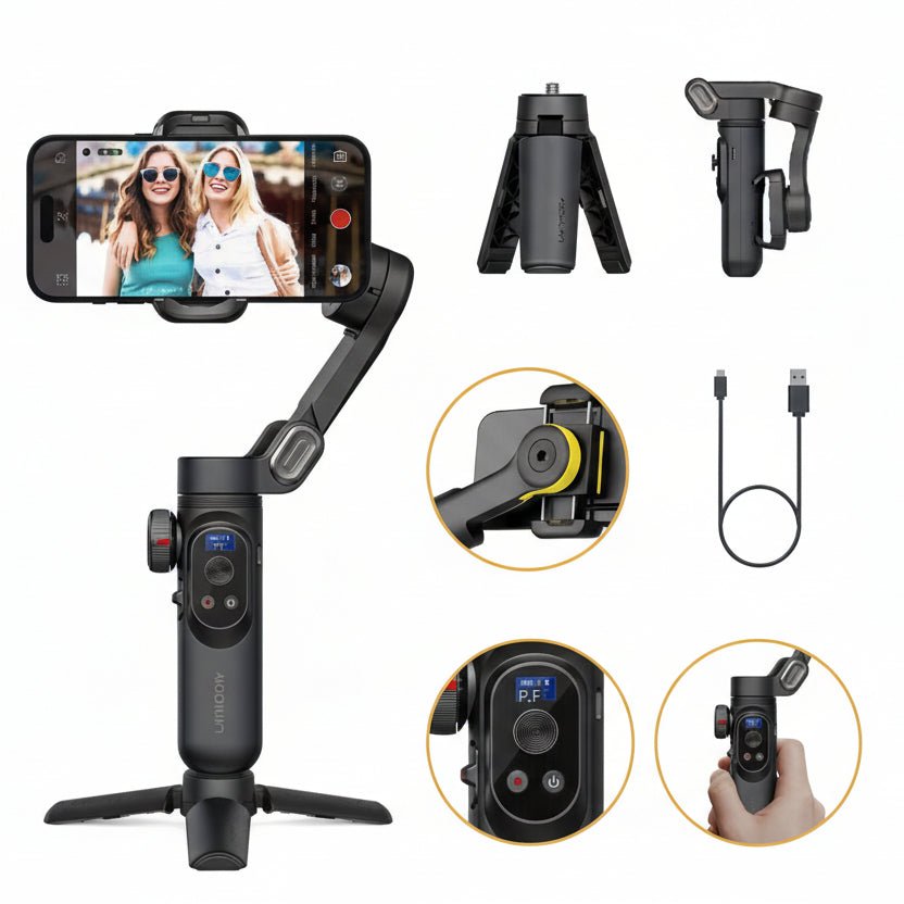 AOCHUAN Smart XPro Smartphone Gimbal with Tripod - #audiodevices - #datacarriers - #flashdrive -