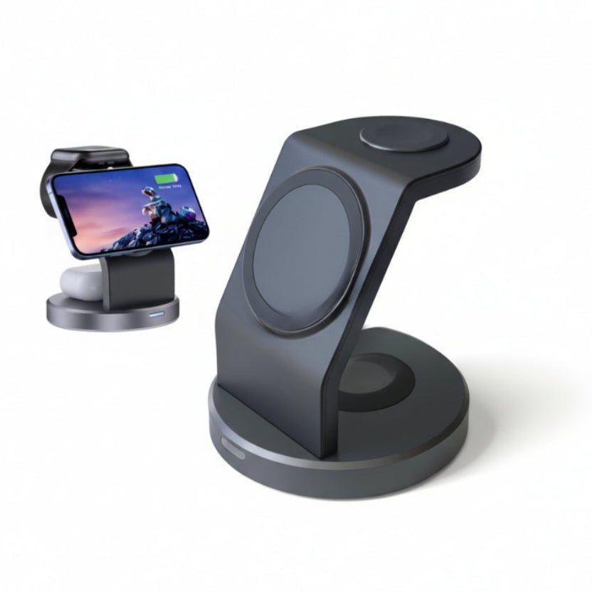 Magnetic Wireless Charger 3-in-1 Desktop Phone Holder - #audiodevices - #datacarriers - #flashdrive -