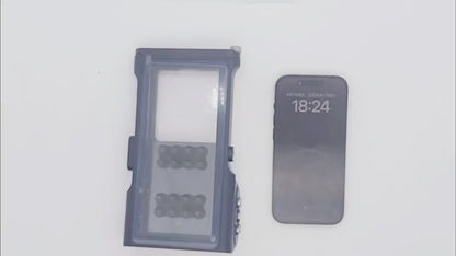 Coque de téléphone étanche professionnelle SHELLBOX pour la plongée