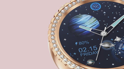 Montre connectée SIEMORL à écran tactile complet pour femmes