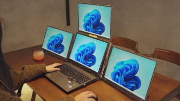 FOPO-OEM 16'' Quad Monitor with Triple Screen
