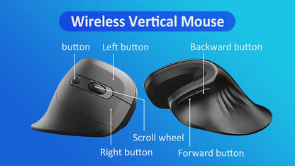Ergonomic Wireless Vertical Mouse