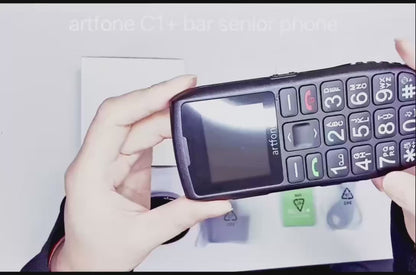 PHONEMAX Artfone C1+ Bar Senior Mobile Phone