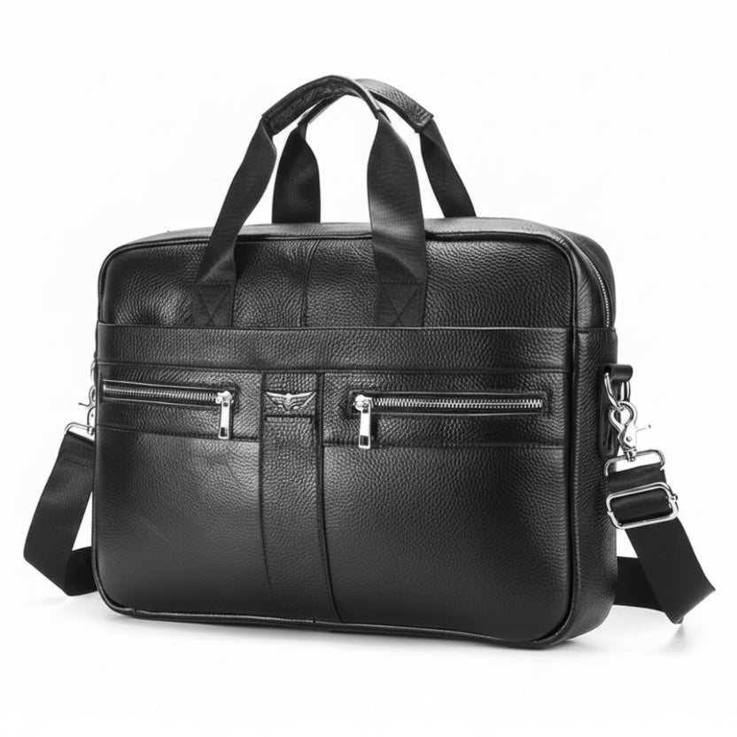 PUMACONCOLOR Men’s Genuine Leather Laptop Bag - ★Mobile Technology Business Shop★ - audiodevices - datacarriers - flashdrive - 
