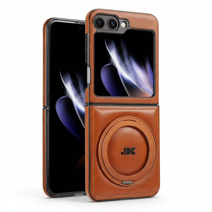 Rotation Bracket Leather Shockproof Phone Case - #audiodevices - #datacarriers - #flashdrive -