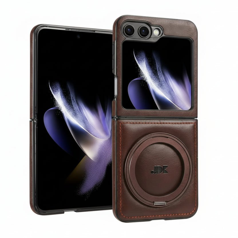 Rotation Bracket Leather Shockproof Phone Case - #audiodevices - #datacarriers - #flashdrive -