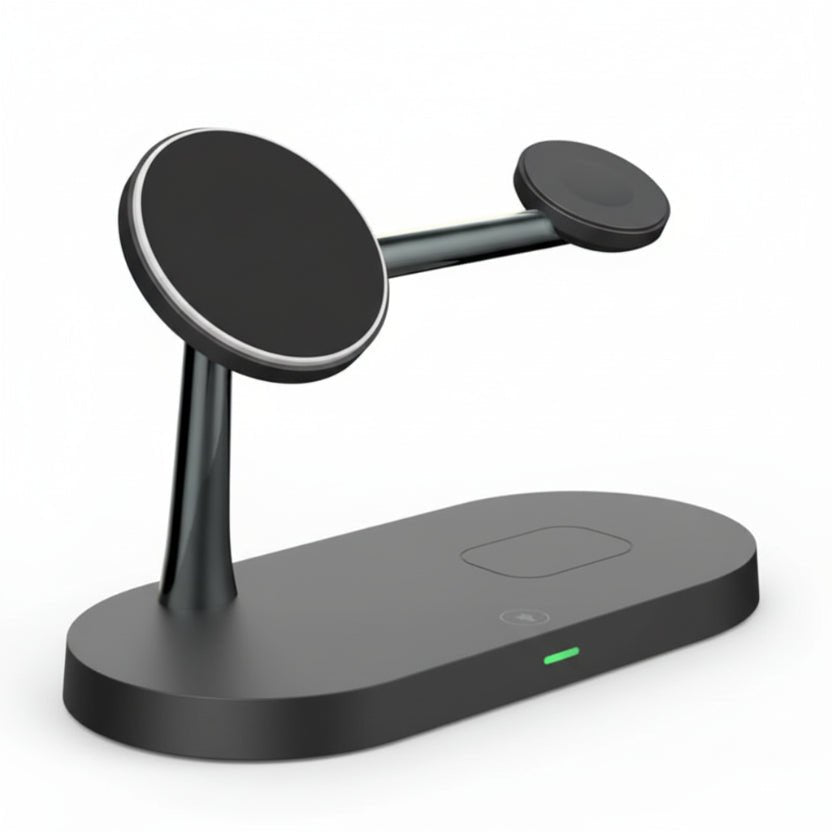 TIMESS 3 in 1 Wireless Charger Station - #audiodevices - #datacarriers - #flashdrive -