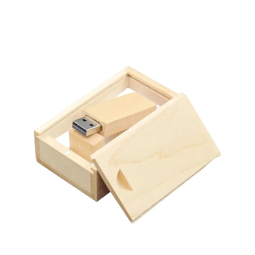 Wooden Box USB Real Capacity Memory Drive - ★Mobile Technology Business Shop★ - audiodevices - datacarriers - flashdrive - 
