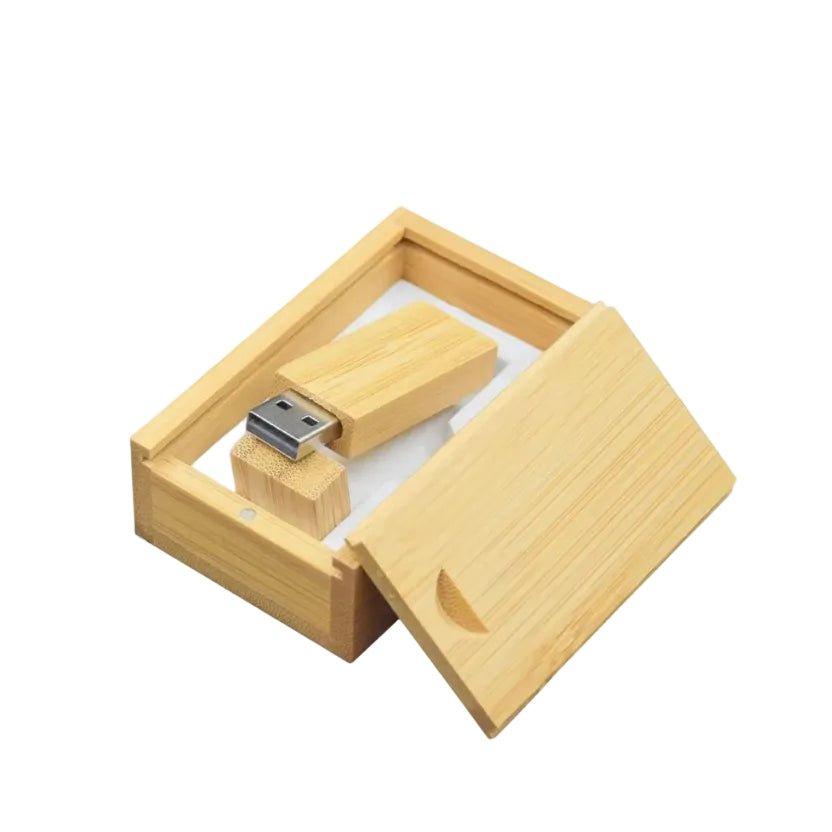 Wooden Box USB Real Capacity Memory Drive - ★Mobile Technology Business Shop★ - audiodevices - datacarriers - flashdrive - 