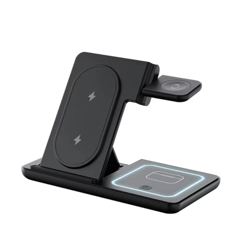 XIKCU 100W 3 in 1 LED Foldable Wireless Charger Stand - #audiodevices - #datacarriers - #flashdrive -